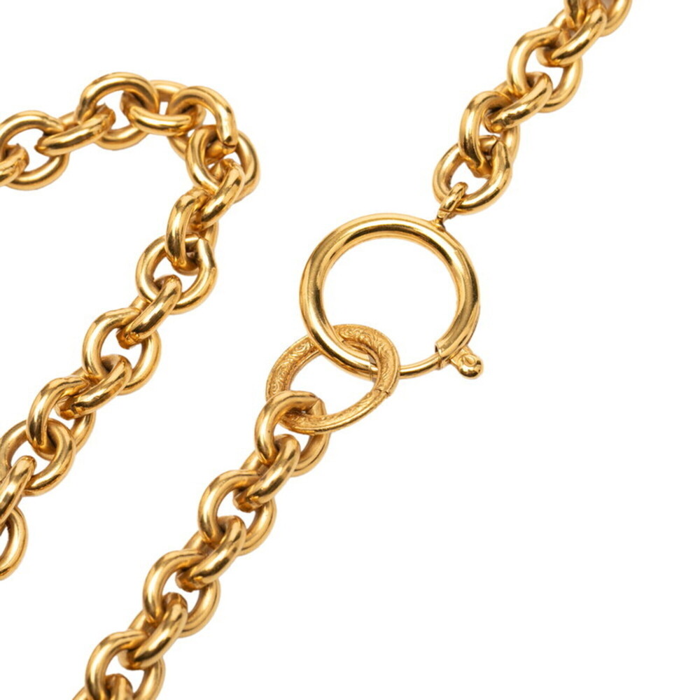 CHANEL Vintage Gold Logo Necklace - Picture 4 of 6